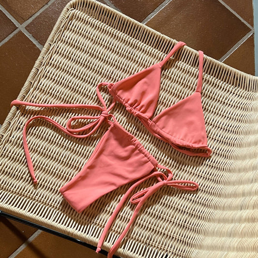 MENORCA SELF-TIE BIKINI SET