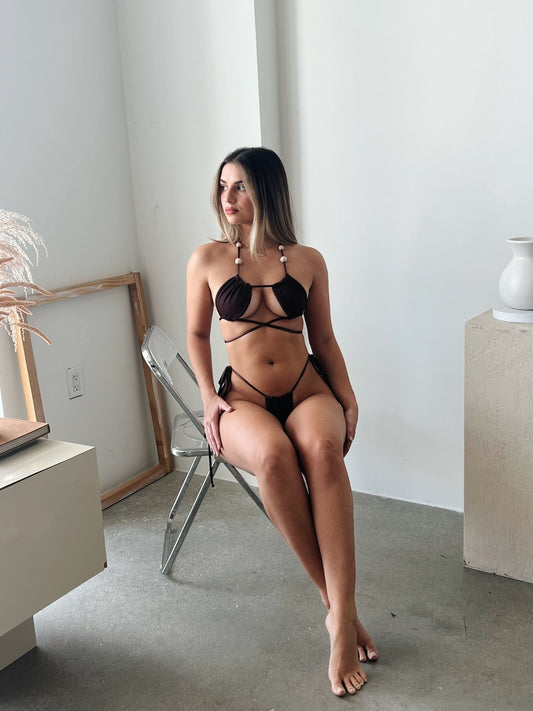 MAKA SELF-TIE BIKINI BOTTOM