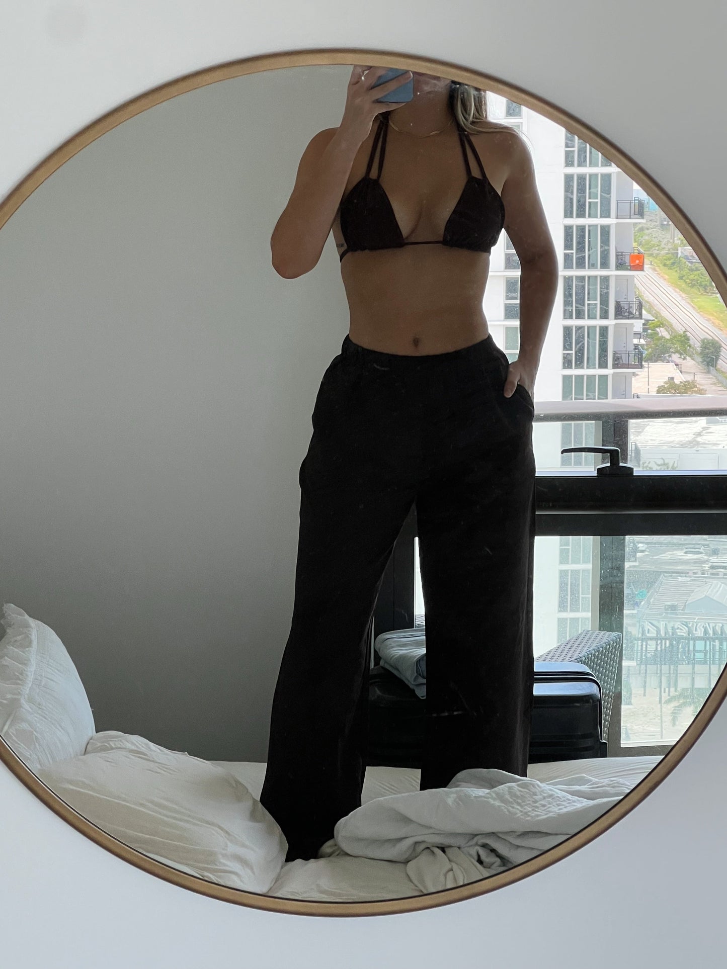 VALENCIA SELF-TIE BIKINI SET