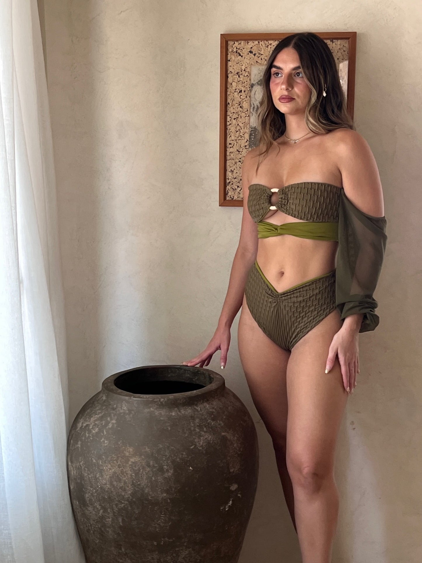 KONA HIGH WAISTED BIKINI TOP