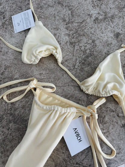ST. BARTHS SELF-TIE BIKINI SET